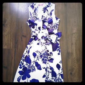 Eliza J Ruffled Cocktail Dress